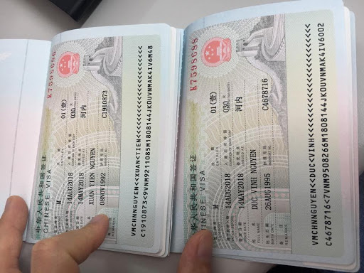 Lệ phí xin visa Trung quốc